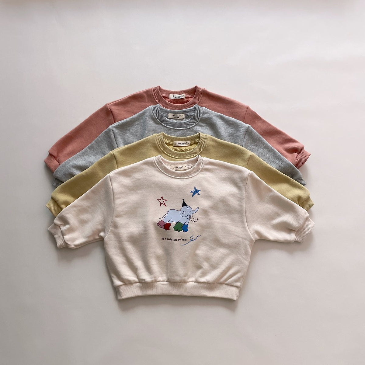 Elephant Sweatshirt-CHOUCREAM-42