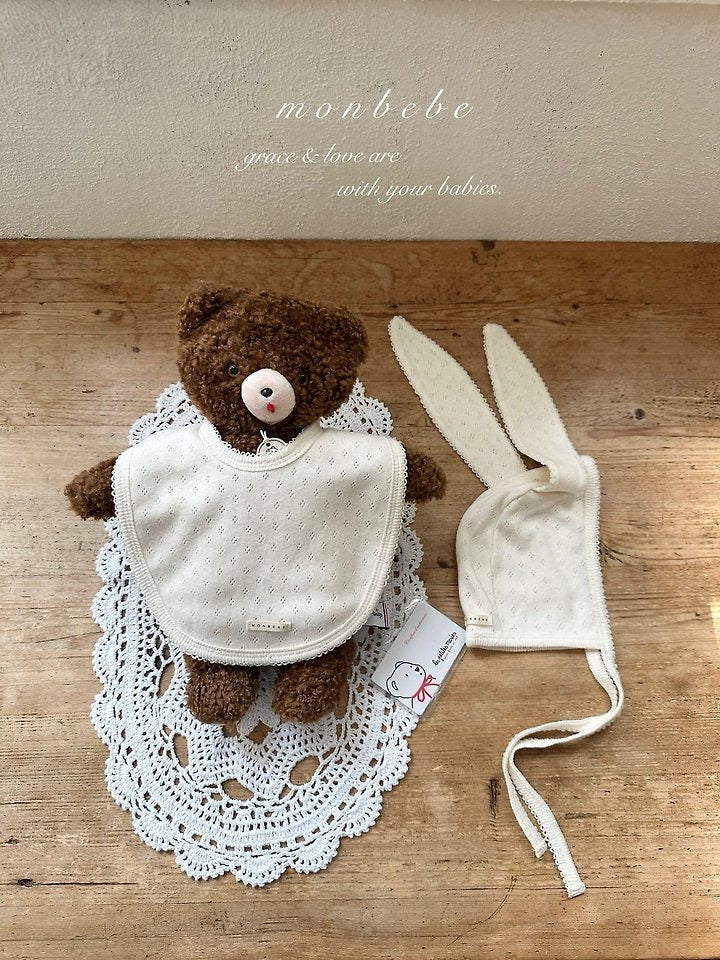 Jacquard Cotton Bib-monbebe-41