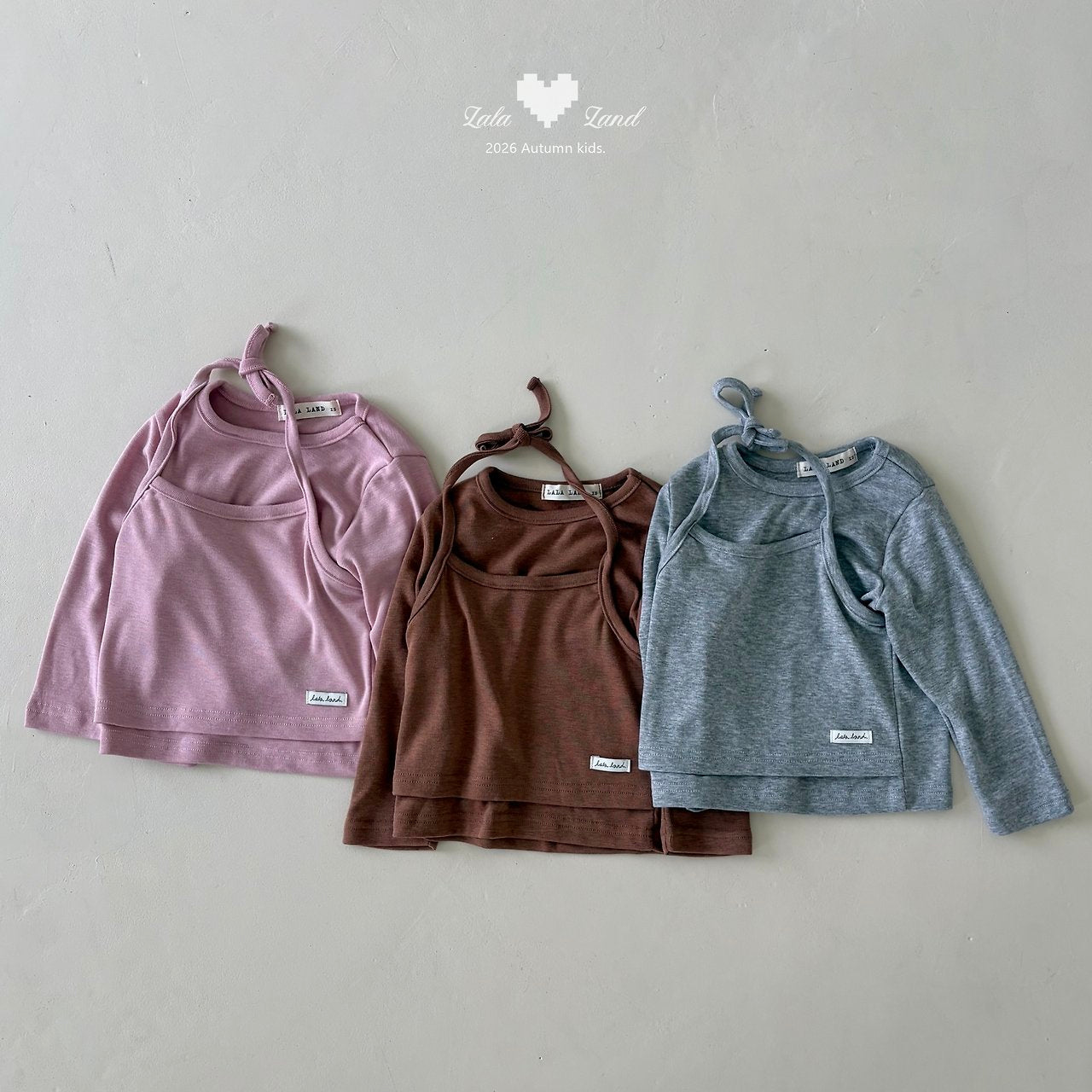 Kids 20 Halter Double-Layer Tee-lalaland-20