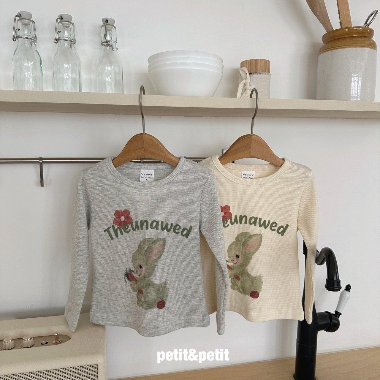 Pastel Bunny T-Shirt-petit petit-13