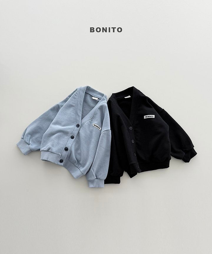 Cotton V-Neck Cardigan - BONITO - 041