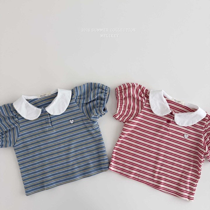 Soul Stripe Collar T-melikey-35