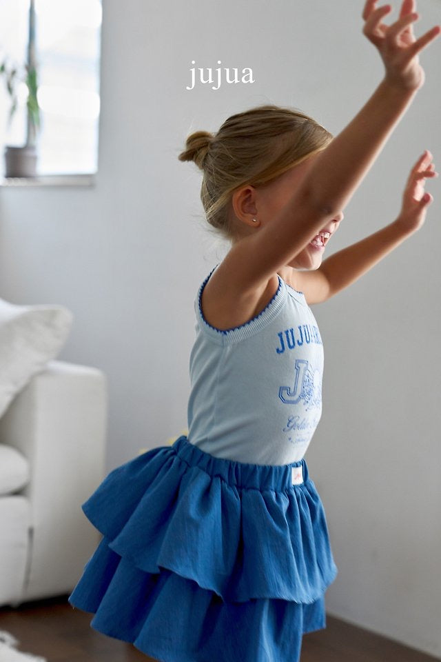 denim tiered skirt -jujua-19