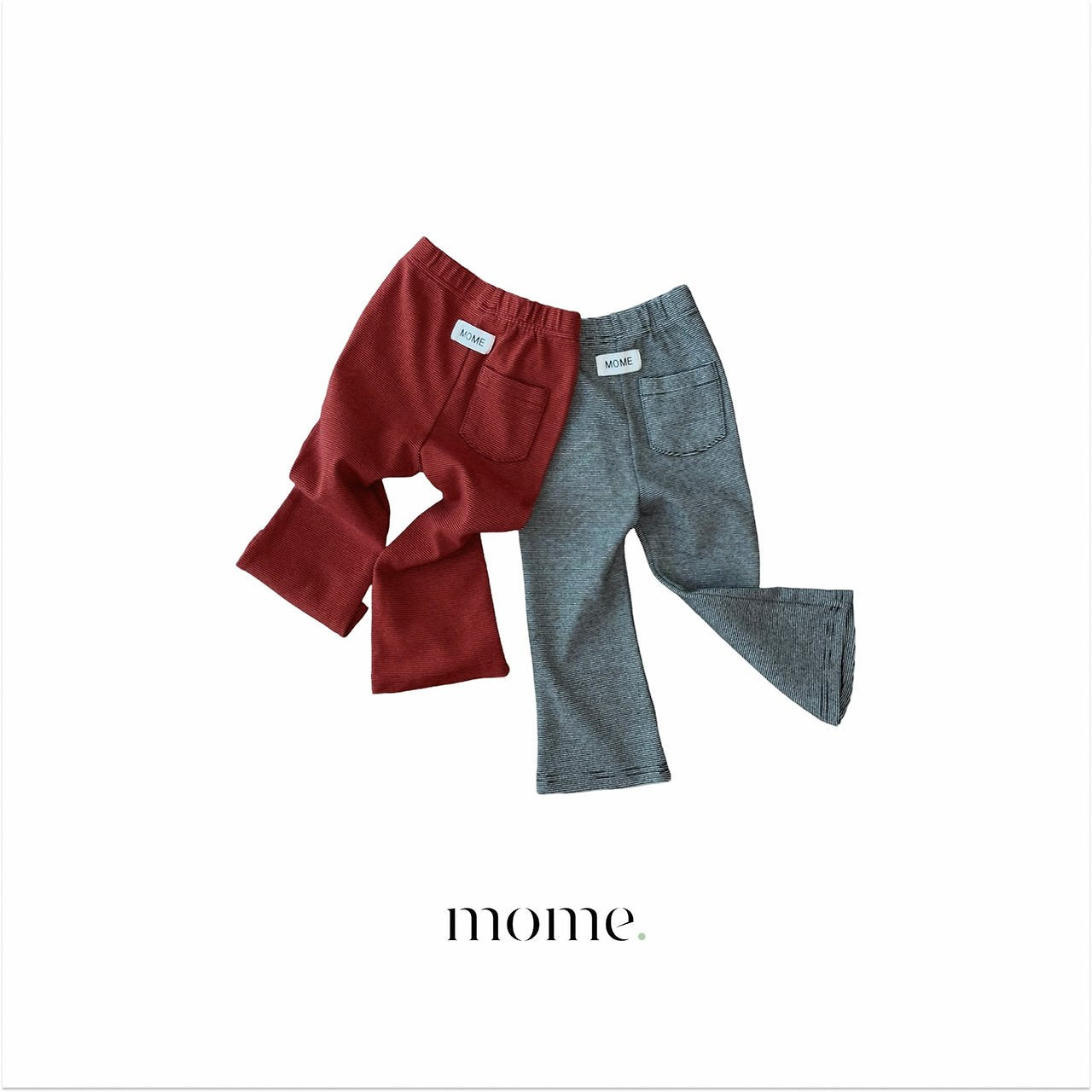 Soft Warm Bootcut Pants-MOME-17