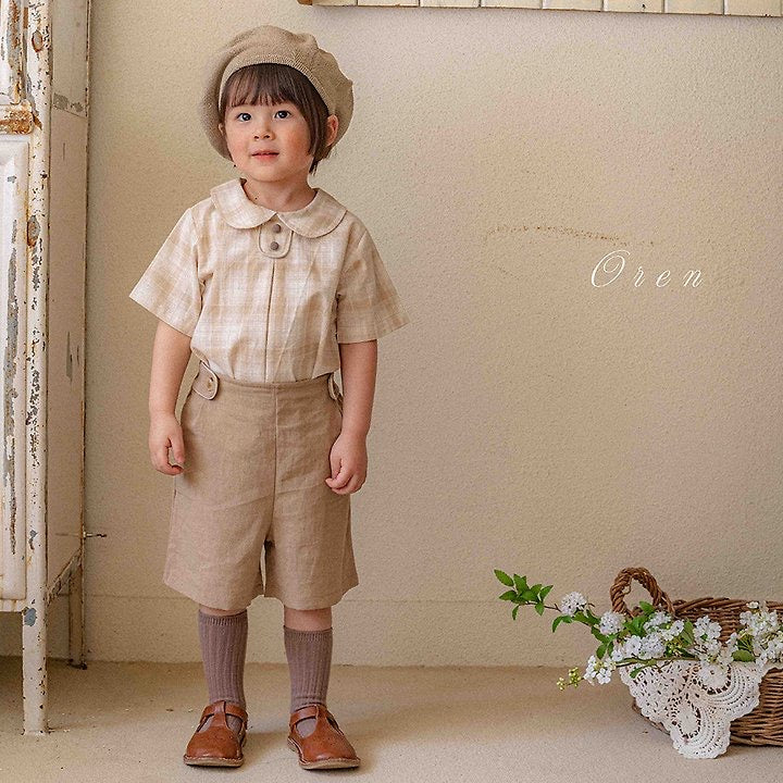 oliver check Set- OREN / 3-11