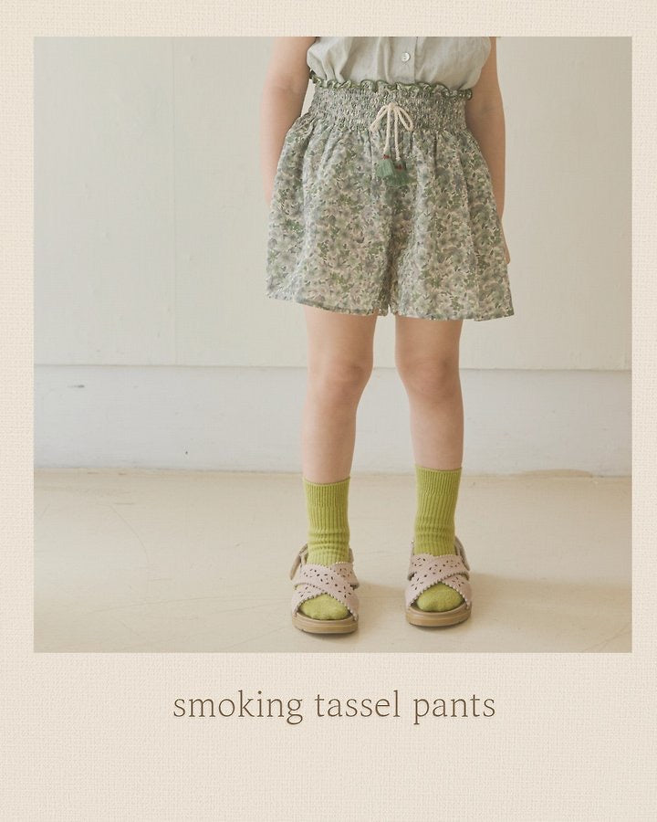 Smocking Tassel Pants-monatelier-2-6