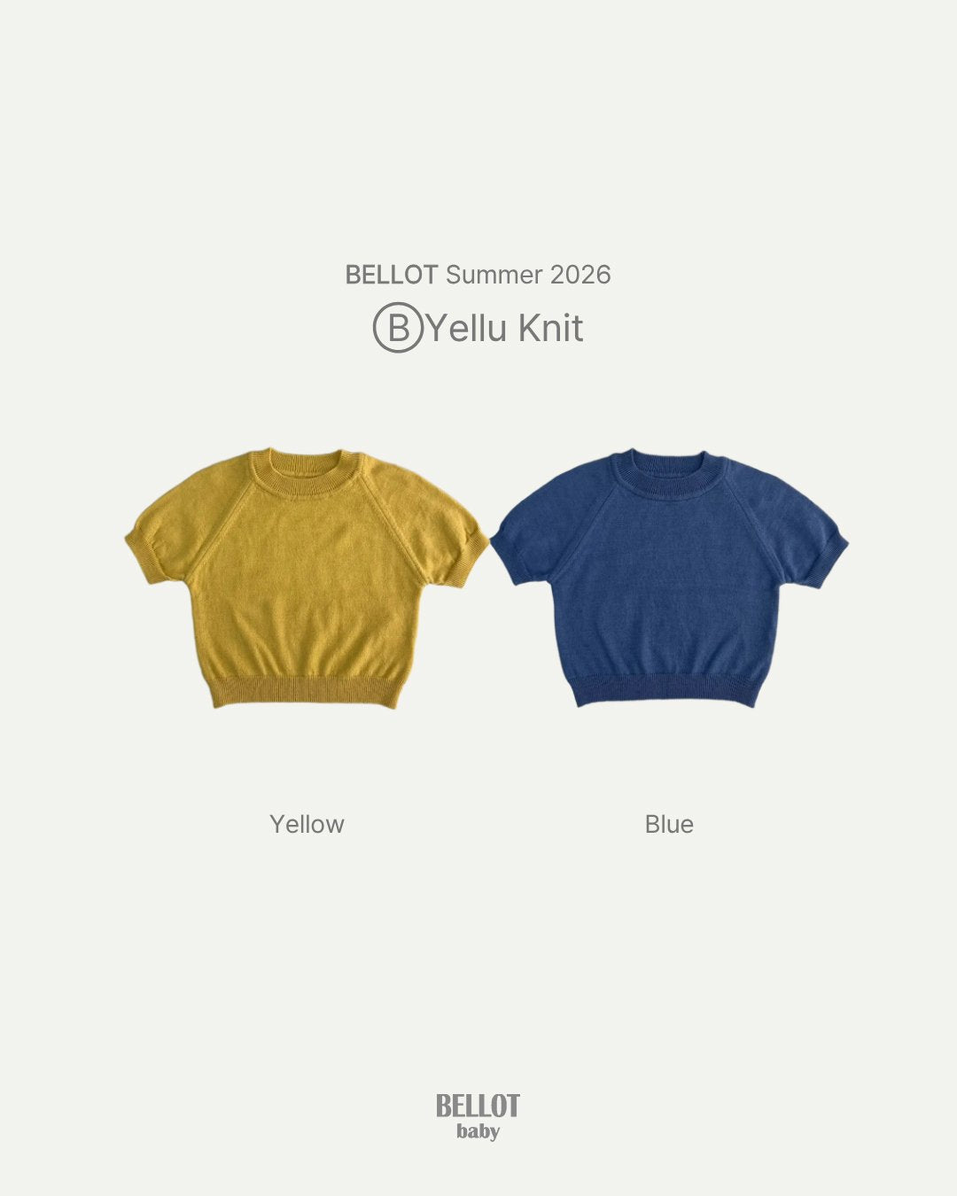 Yellu Knit Tee-BELLOT-21