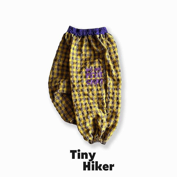 Bear Paw Check Jogger Pants-TinyHiker-7