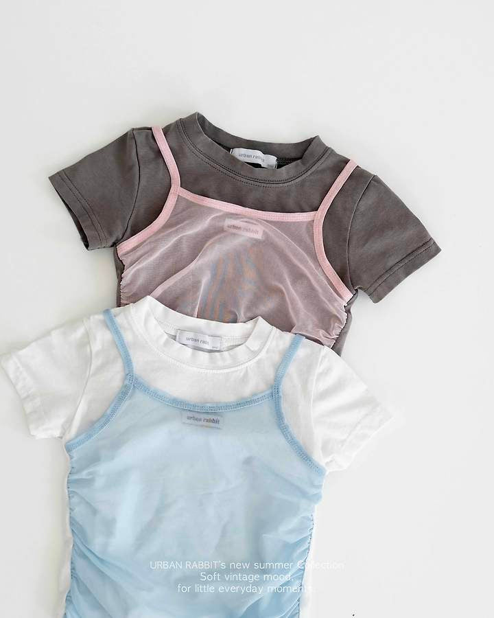 Mesh Layered Tee-URBAN RABBIT-11