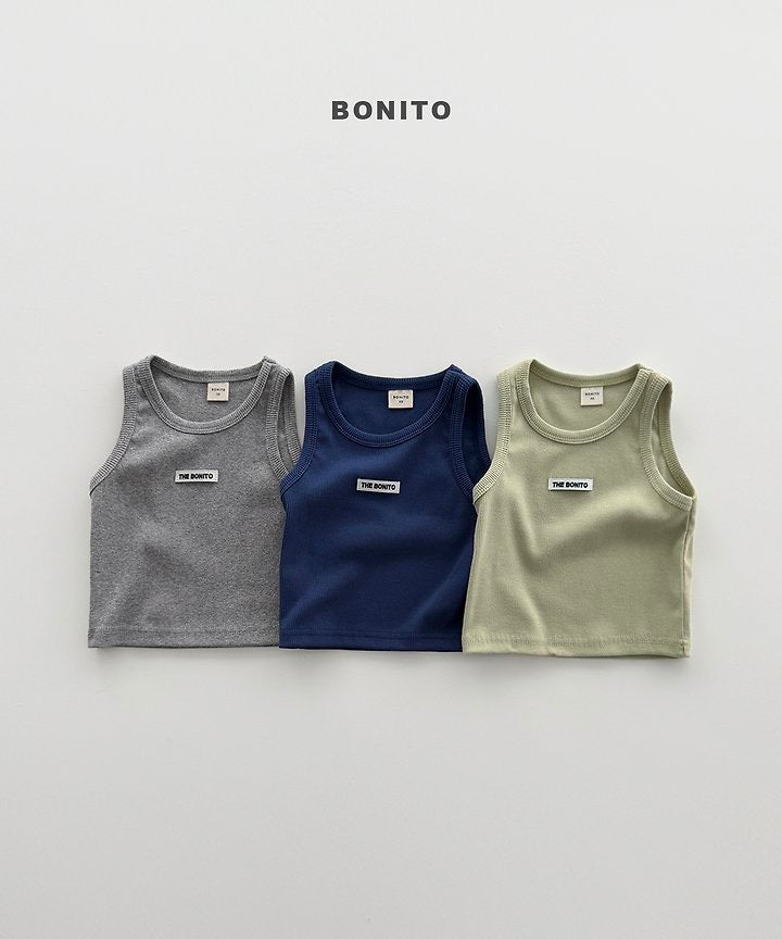 Ribbed Layered Tank Top - BONITO - 055