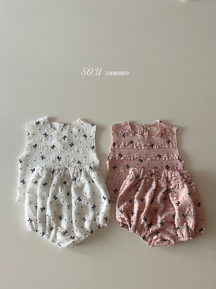 cancan ribbon bloomer set-SO.U-16