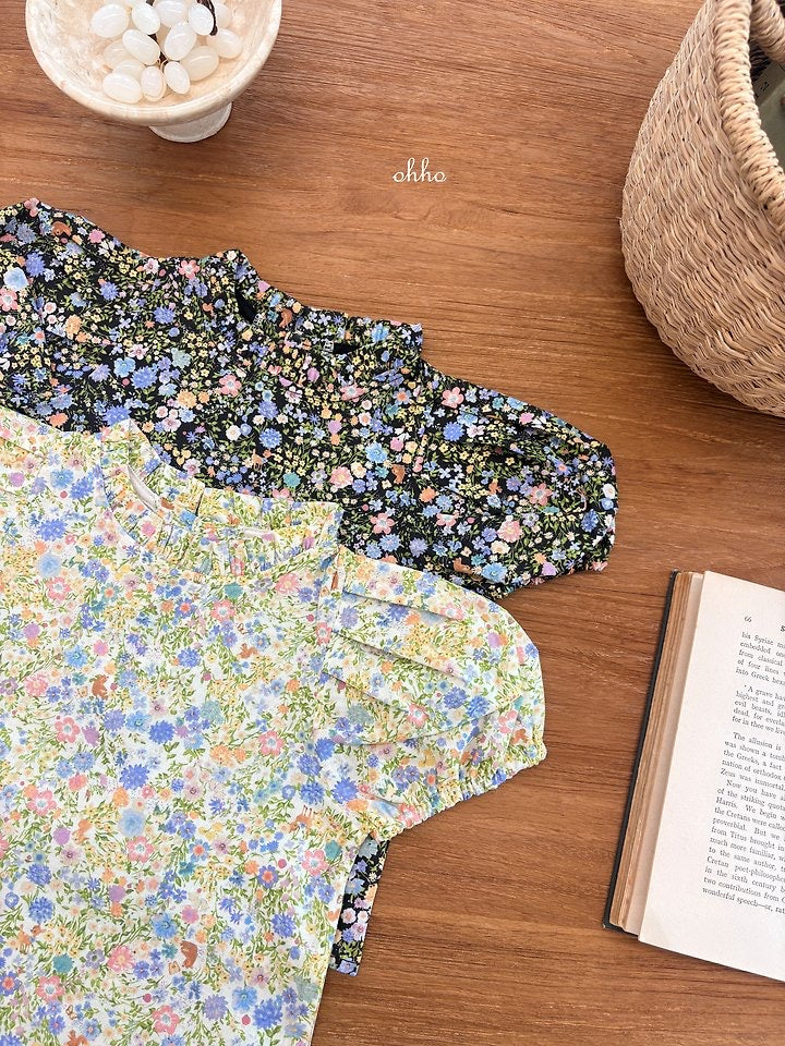 Floral Puff Blouse-ohho-10