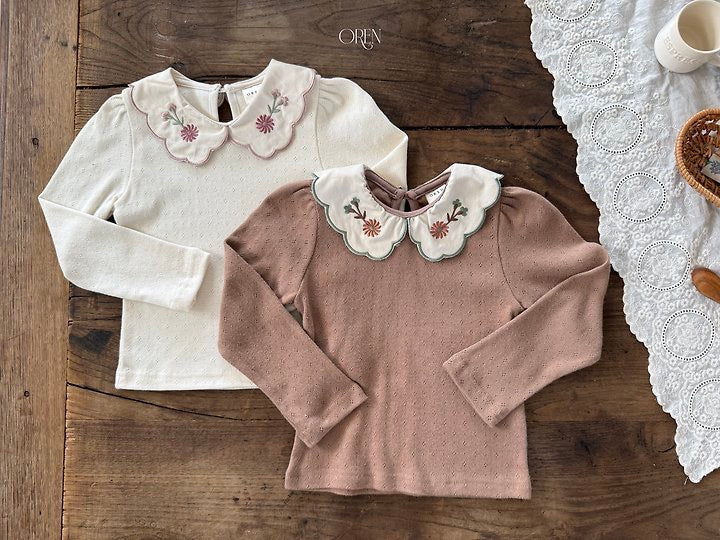 Cecil Eyelet T-Shirt-OREN-5