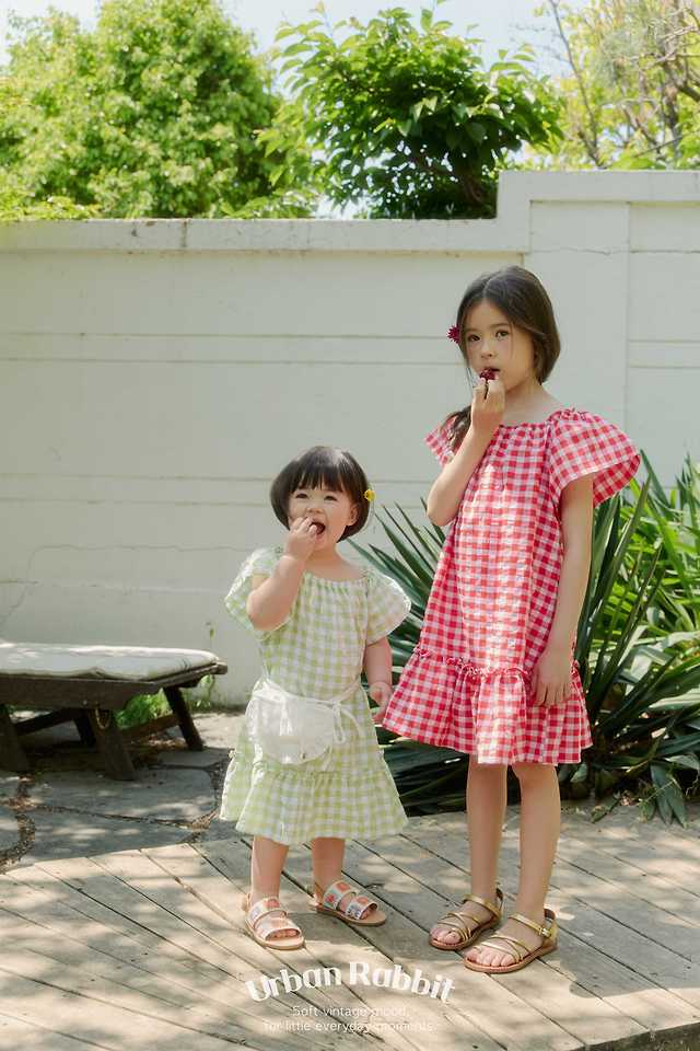 Seersucker Check One-piece-urban rabbit-2-2