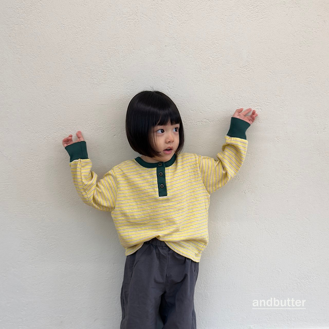 Stripe Henley T-Shirt-and butter-23
