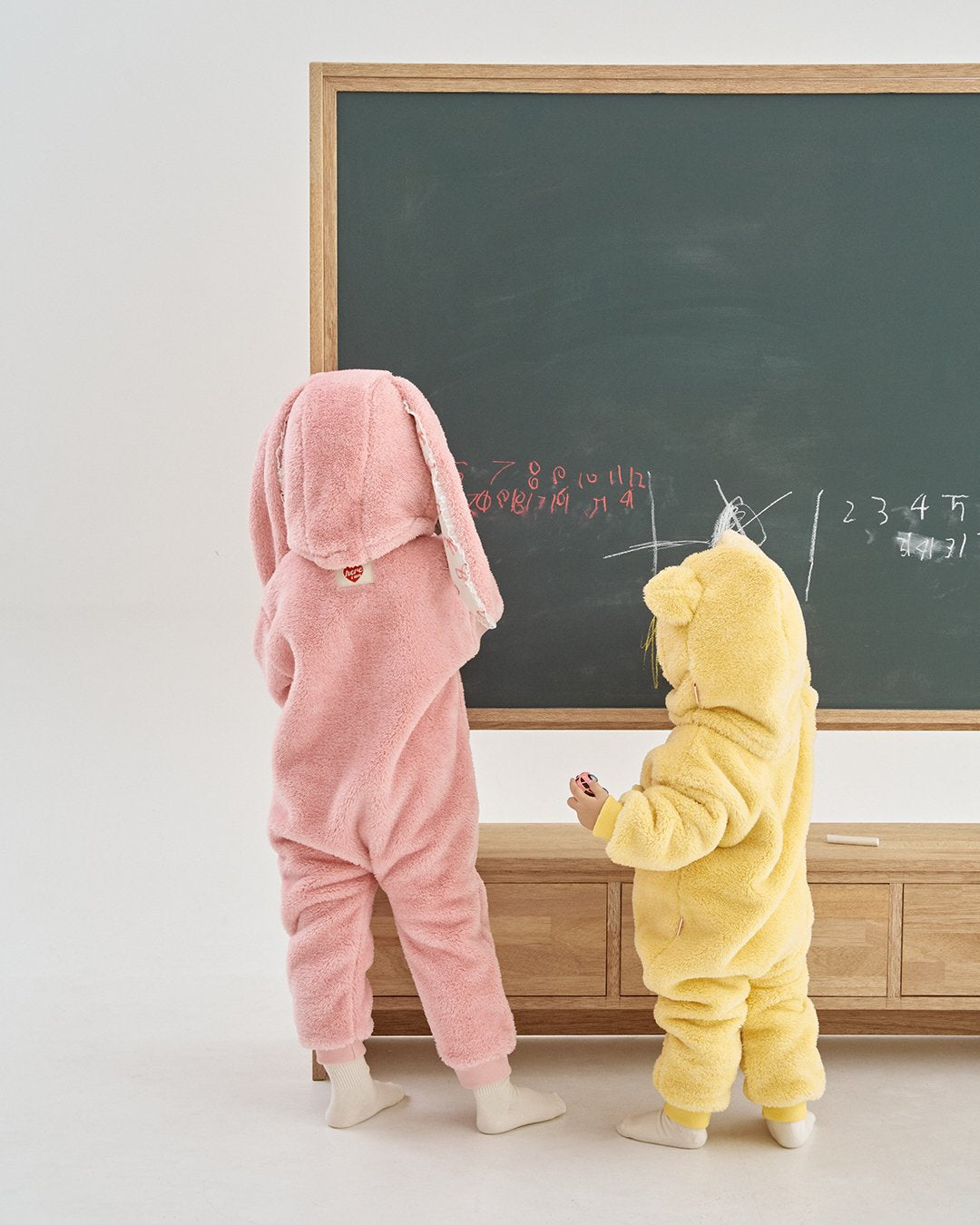 Kinder Fleece Baby Suit-HERE I AM-2