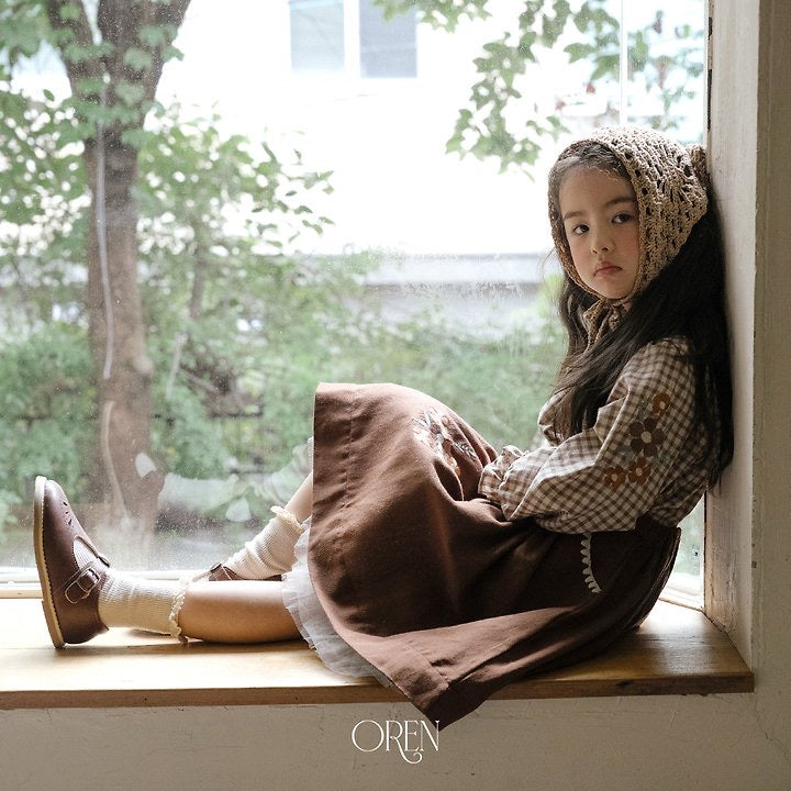 Manon Check Blouse-OREN-7