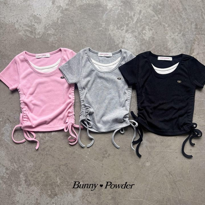 shirring layered tee-bunnypowder-66