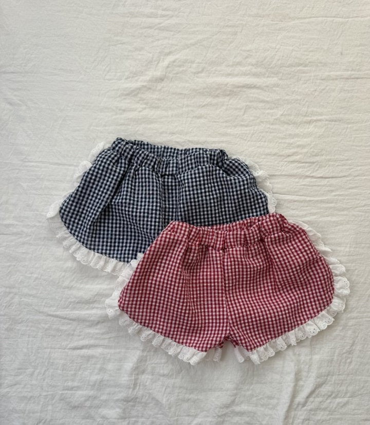 Check Lace Pants-le petit mot-15