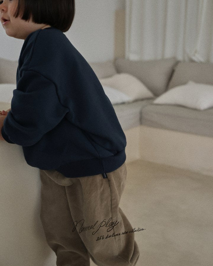 Fine Corduroy Gingham Pants-normalplay-51