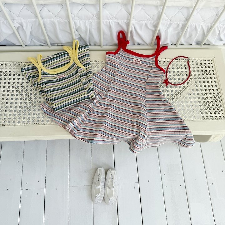 Double Strap Flare Onepiece-ELLYMOLLY-2-8