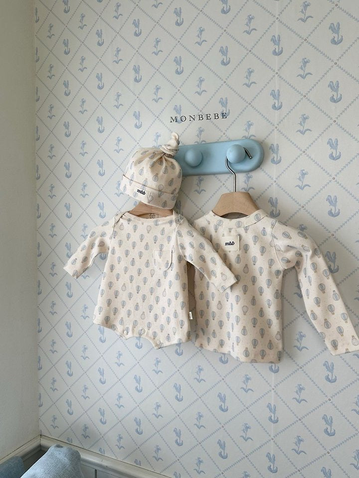 Ed Balloon Romper and Bonnet Set-monbebe-24