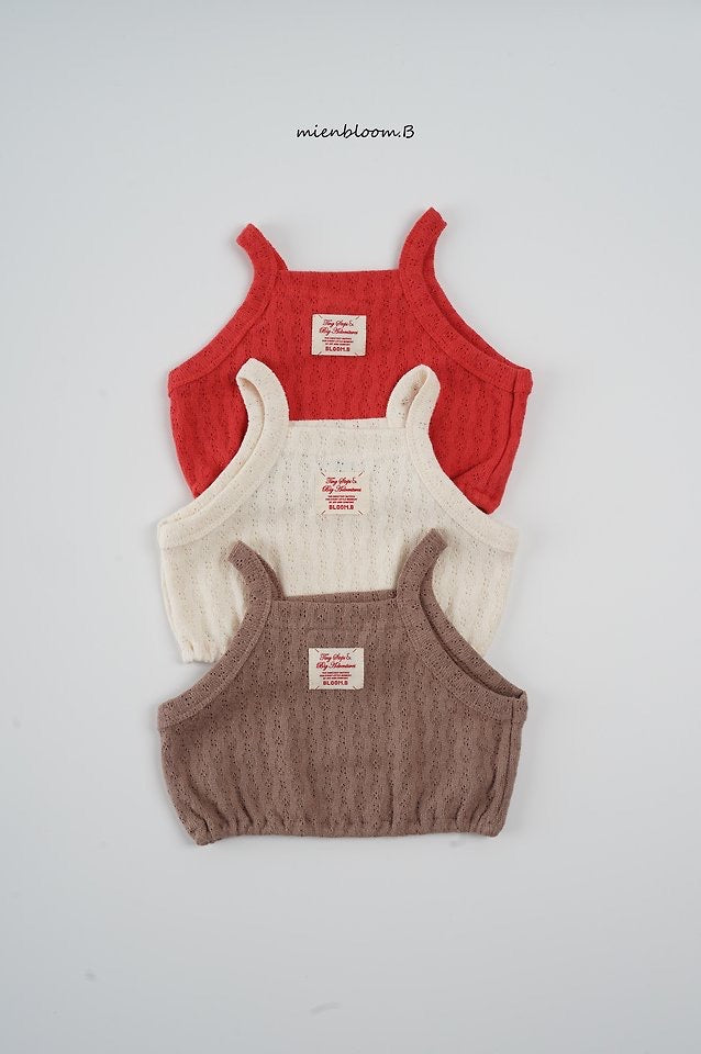 rib knit sleeveless-mienbloom.B-36