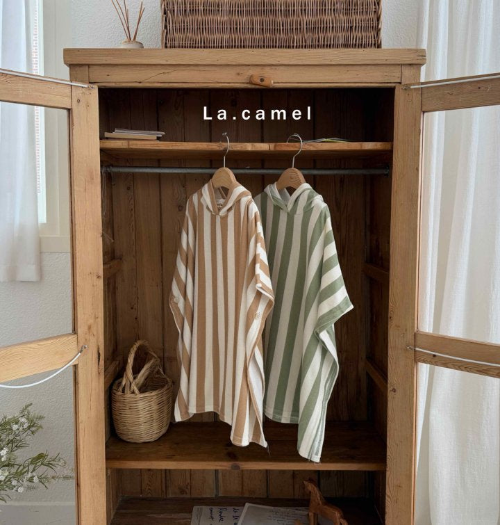 stripe terry hood - lacamel - 3