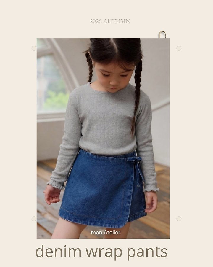 Denim Wrap Pants-monatelier-8