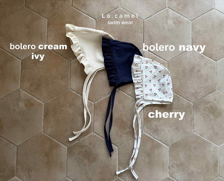 frill swim hat- lacamel - 7
