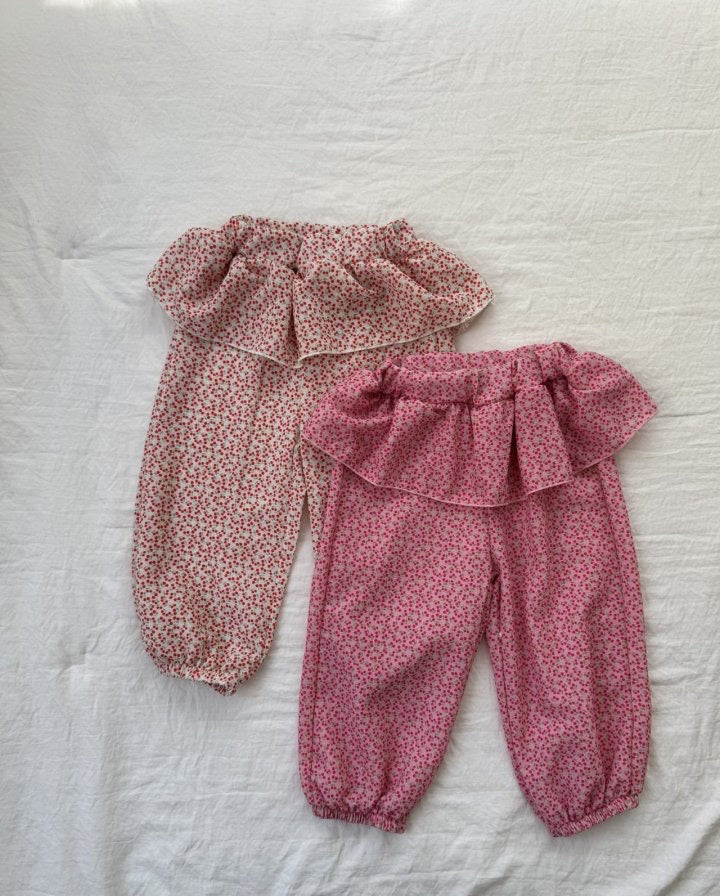 Cherry Tiered Pants-le petit mot-9