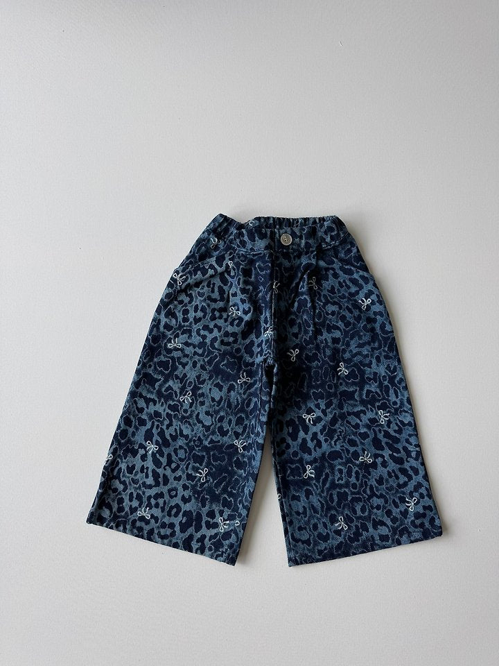 Leopard Denim Wide Pants-lepetitmot-18