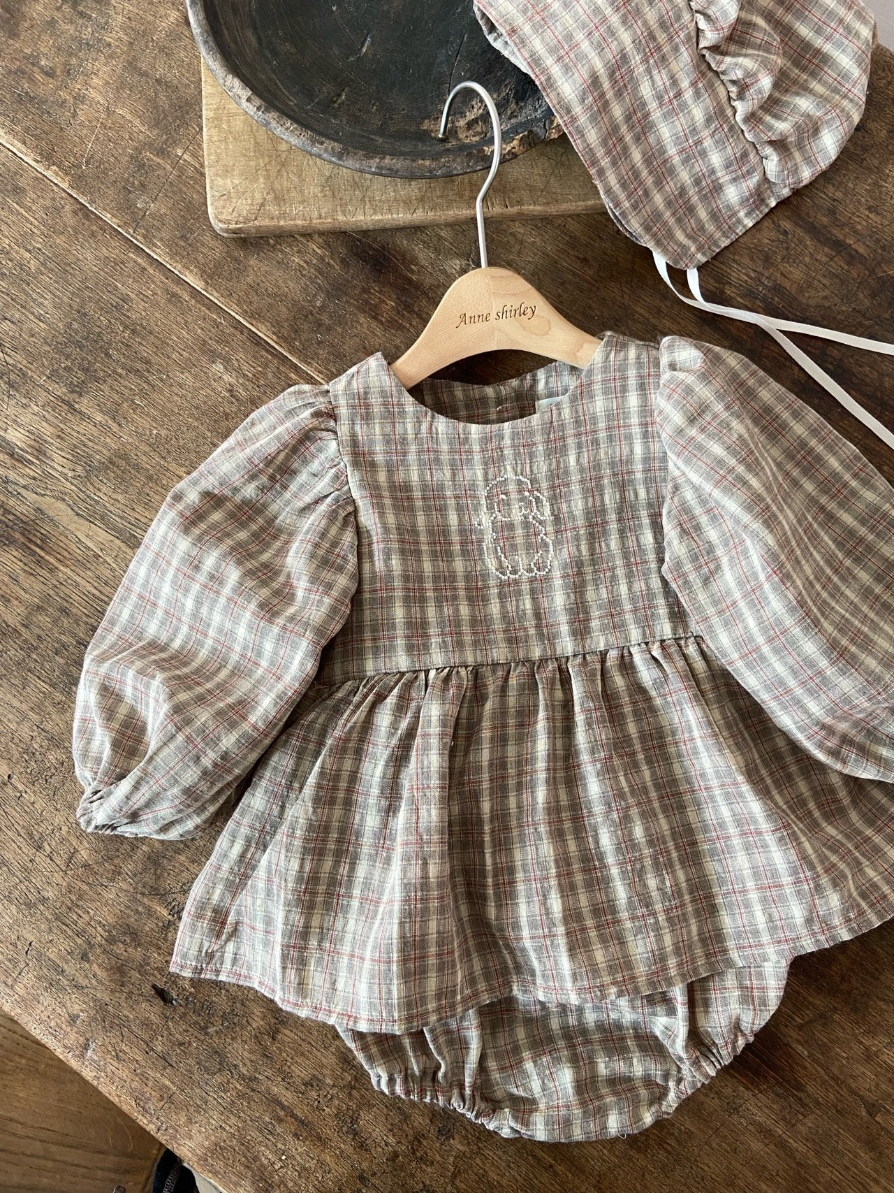 ｜即納｜Magenta suit (bonnet set)-anneshirley