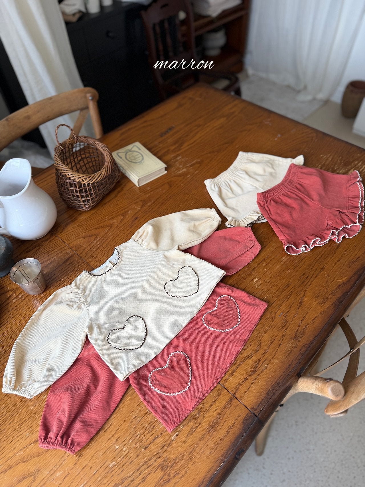 Heart Set-Marron-15