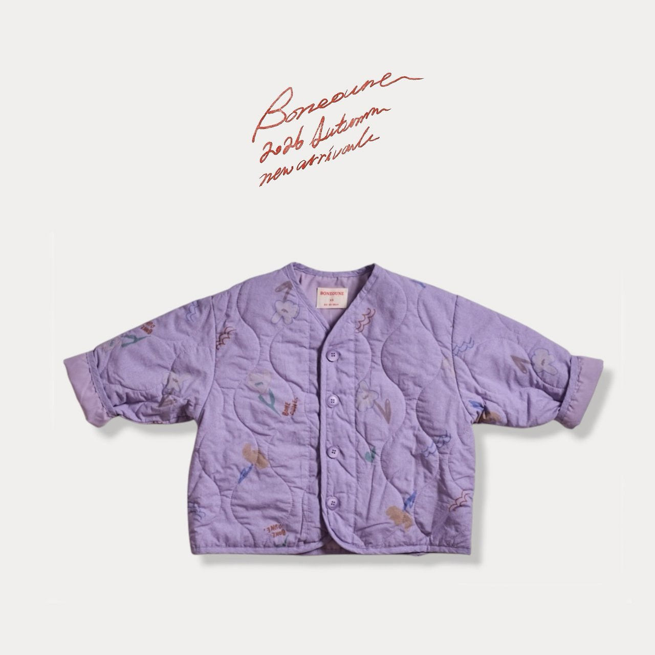 Cello Flower Overlap Jacket-boneoune-53