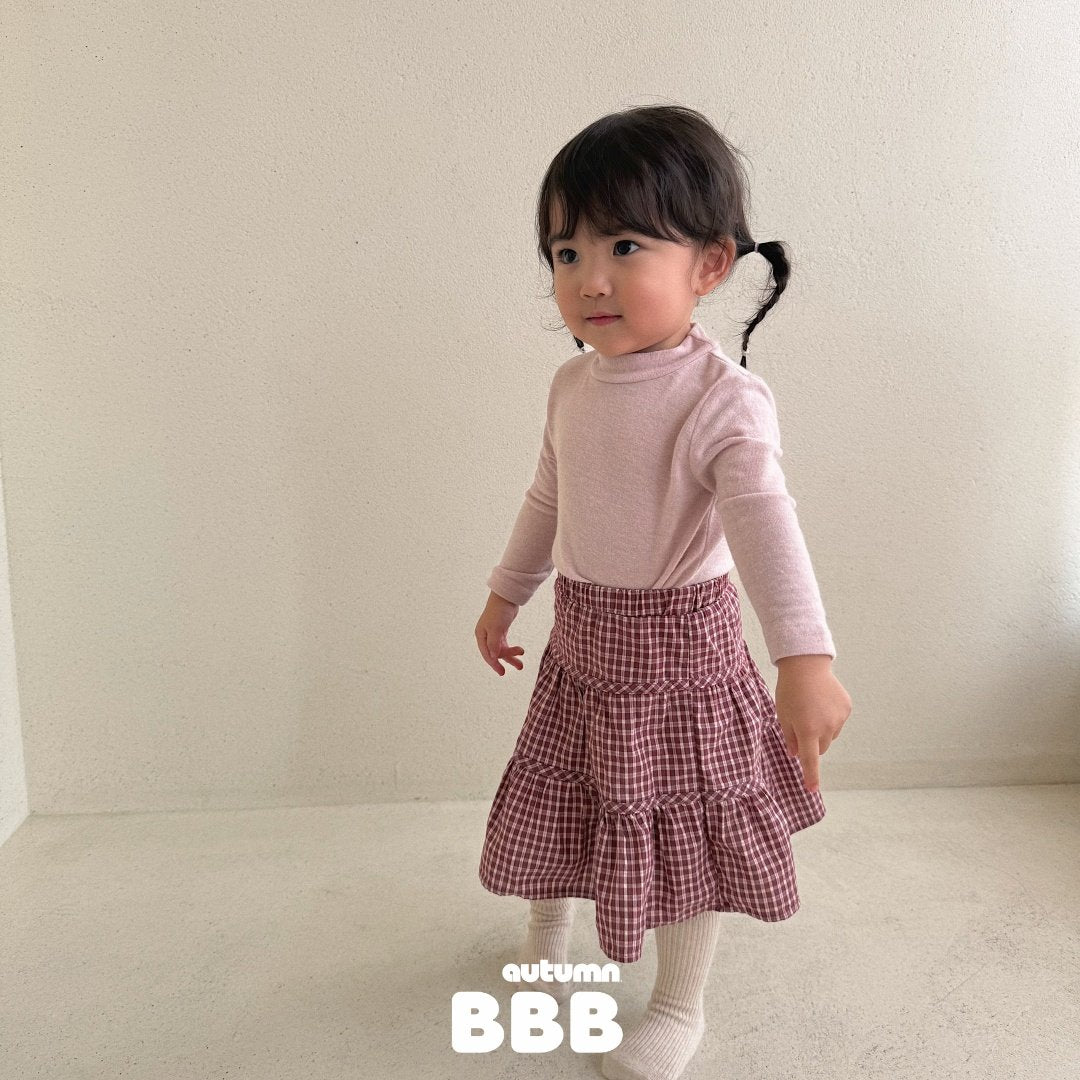 Solid Half-Turtleneck T-Shirt-bellabambina-27