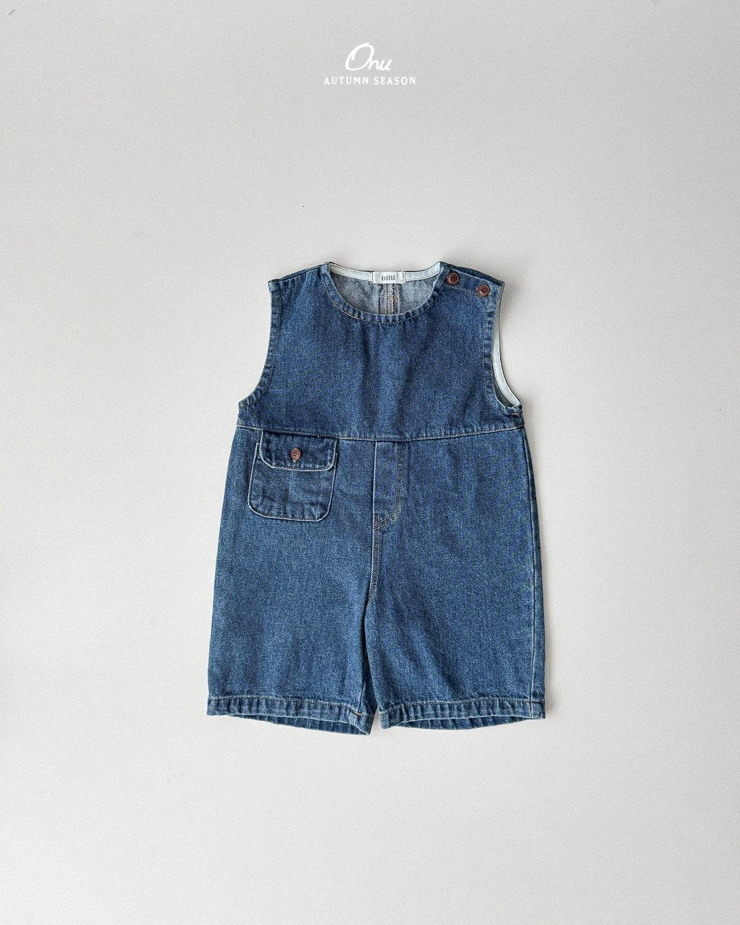 Slit Denim Overalls-ONU-16