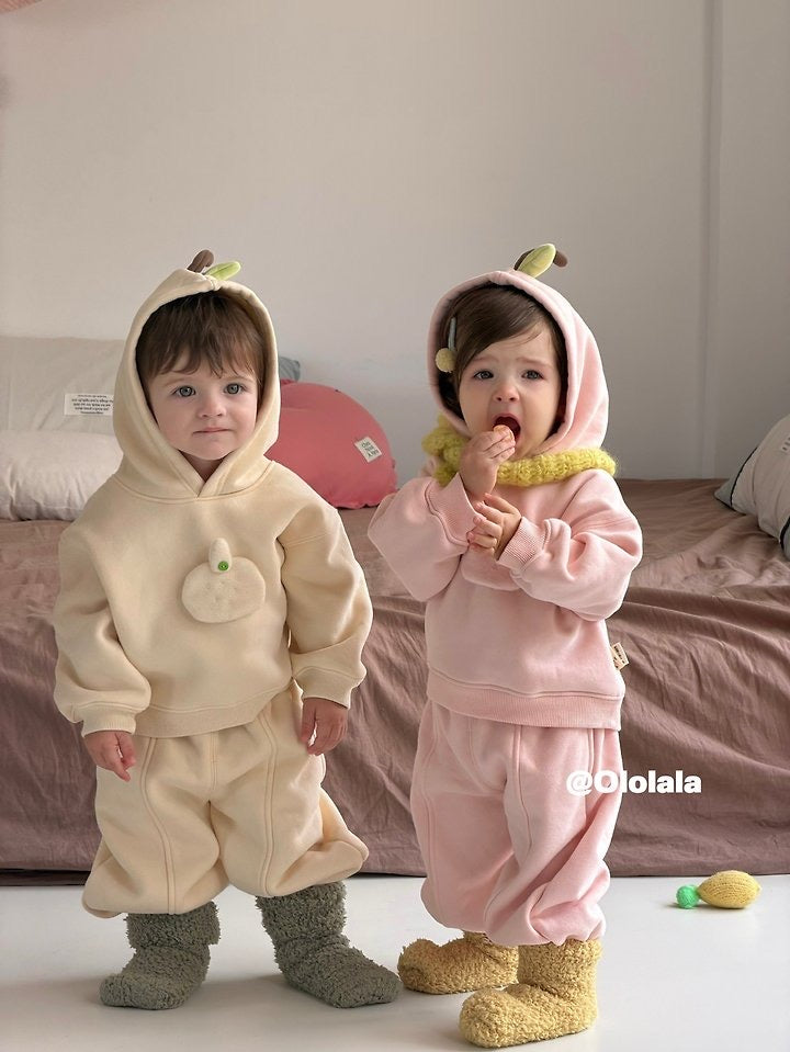 Apple Brushed Fleece Set-ololala-32
