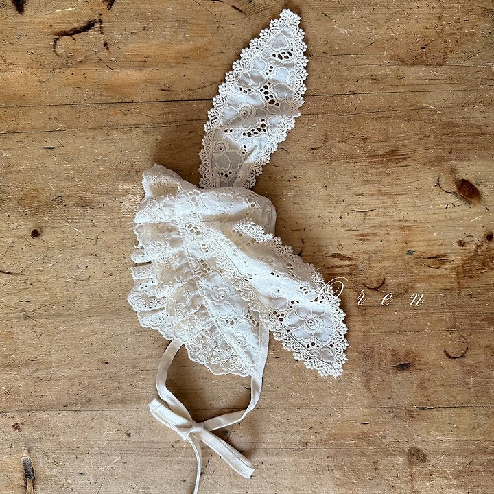 Lace bonnet - OREN / 3-2