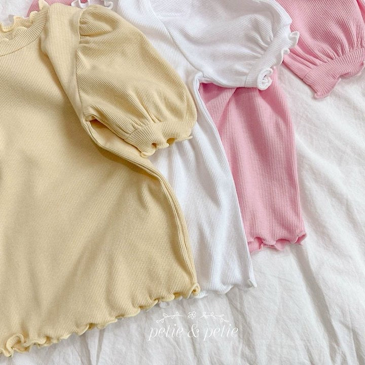 Puff Ribbed T - petit & petit - 62