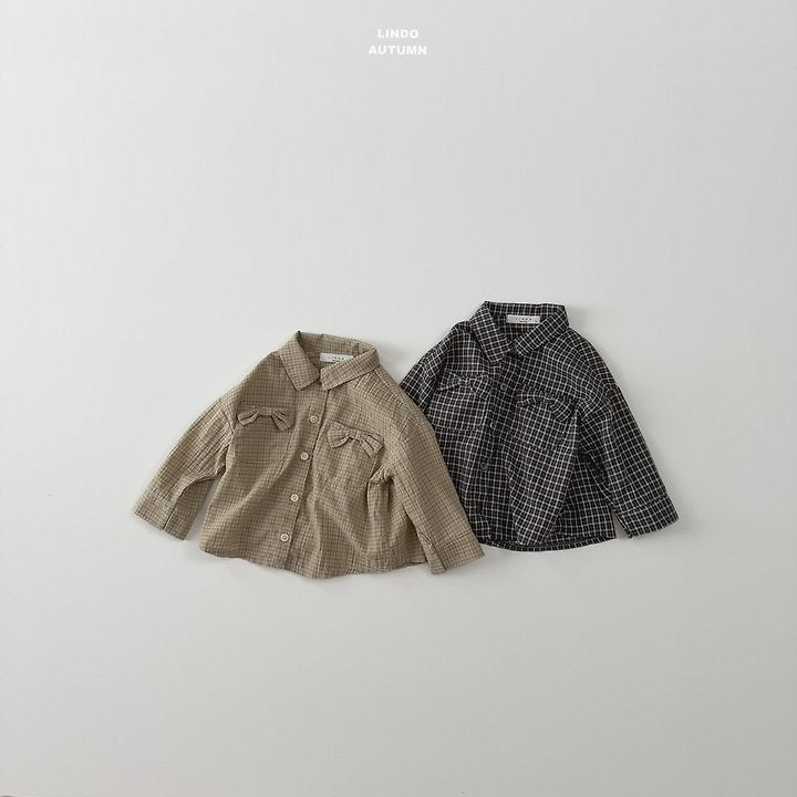 Ribbon Check Shirt-LINDO-16
