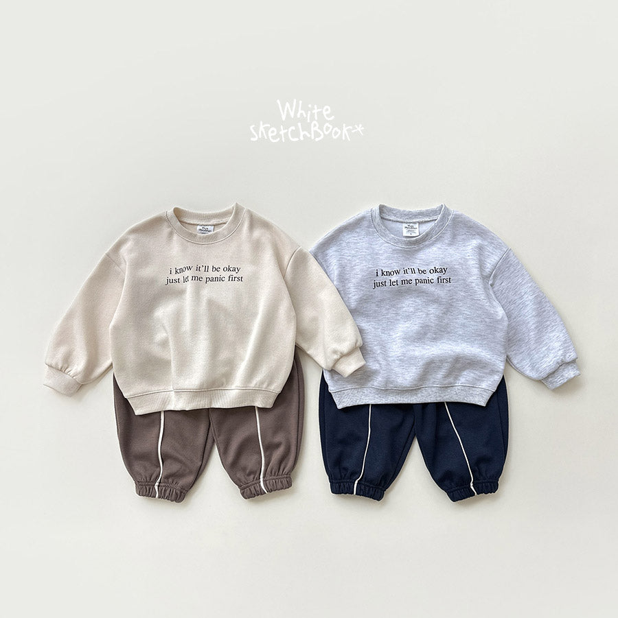 Lettering Jogger Set-wsb-51