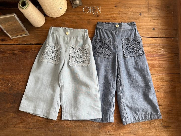 Mare Lace Linen Jeans- OREN /2- 24