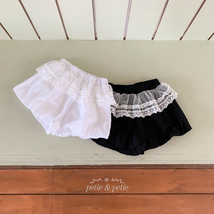 Lace Balloon Pants - petit & petit - 17