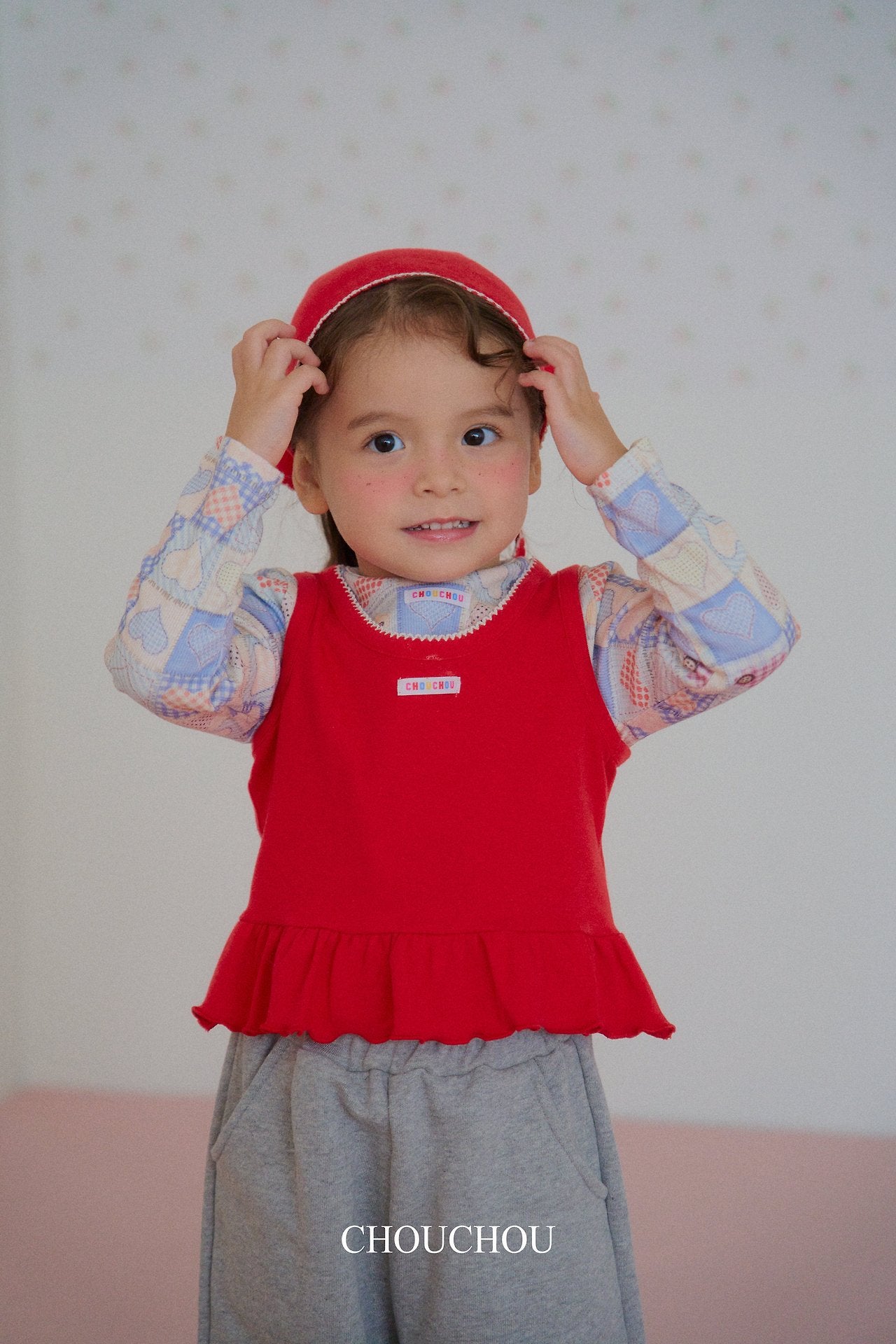 Heart Patchwork Tee-chouchoushasha-5