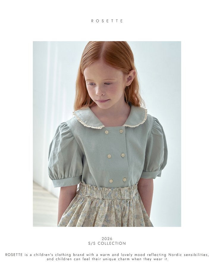 Milk Tea Blouse - rosette-9