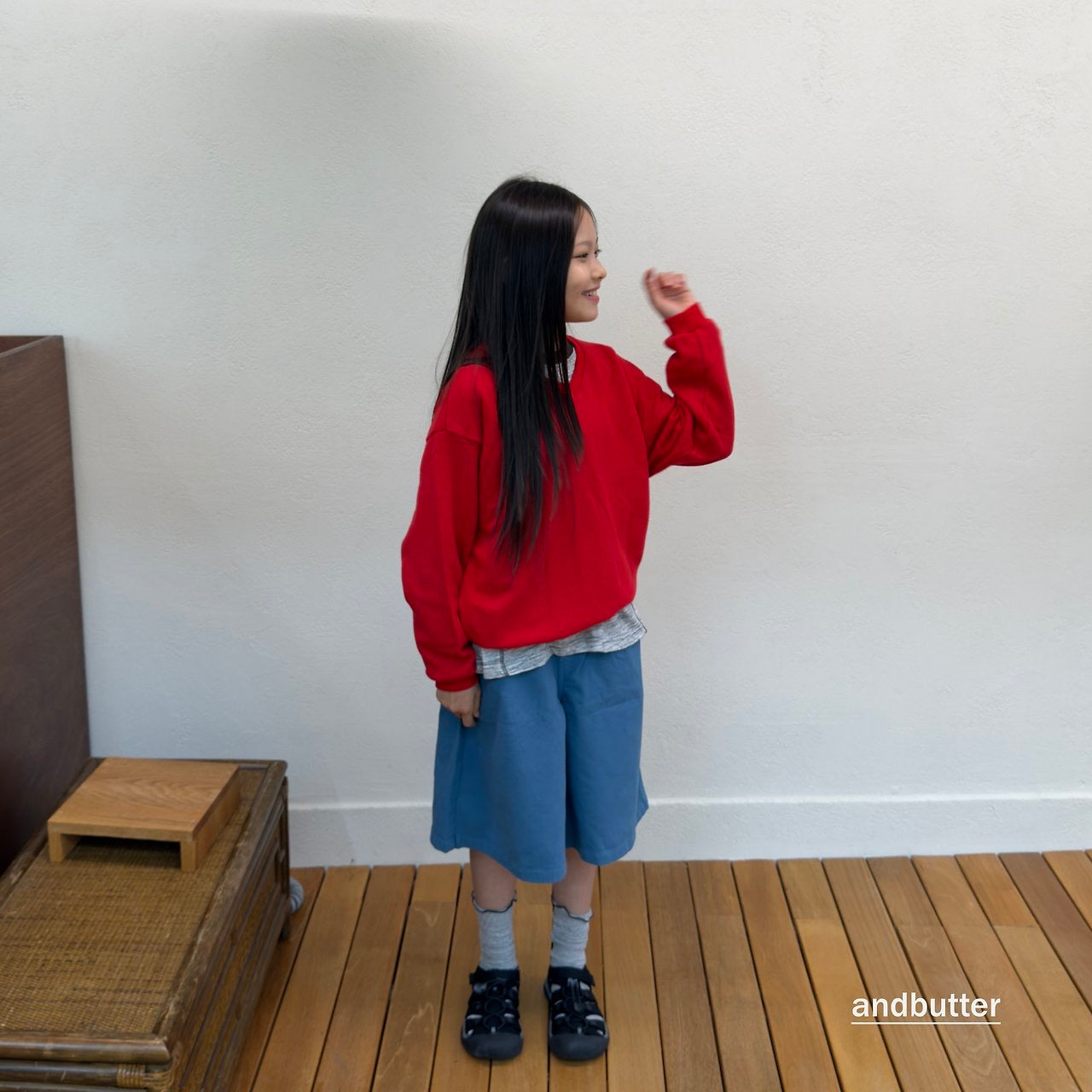 Hidden Check Bermuda Pants-and butter-22