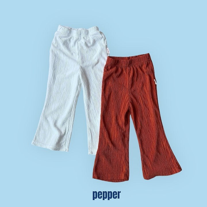 pleats bootcut pants-pepper-20