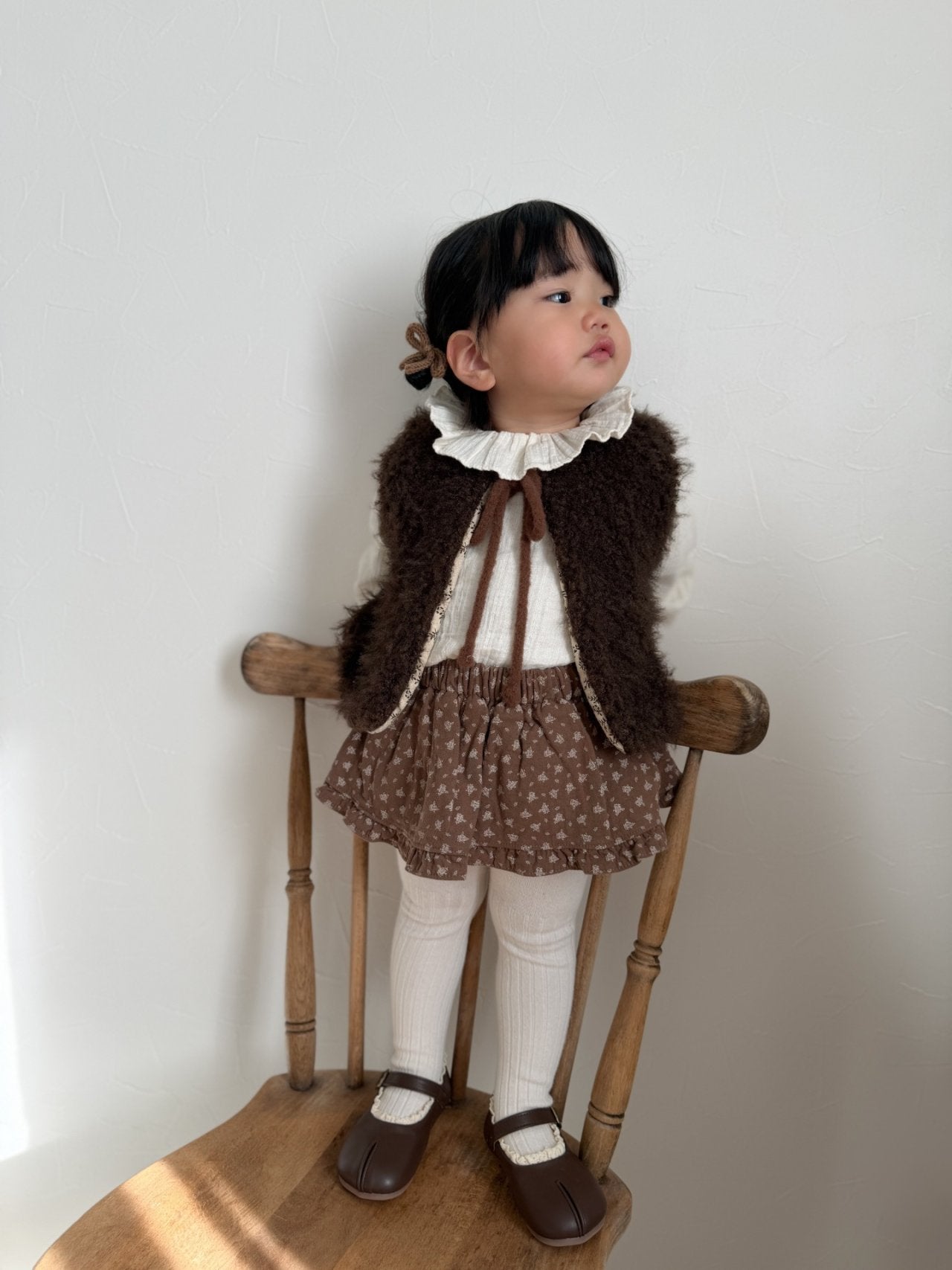 ｜即納｜ribbon fur vest / mimi market