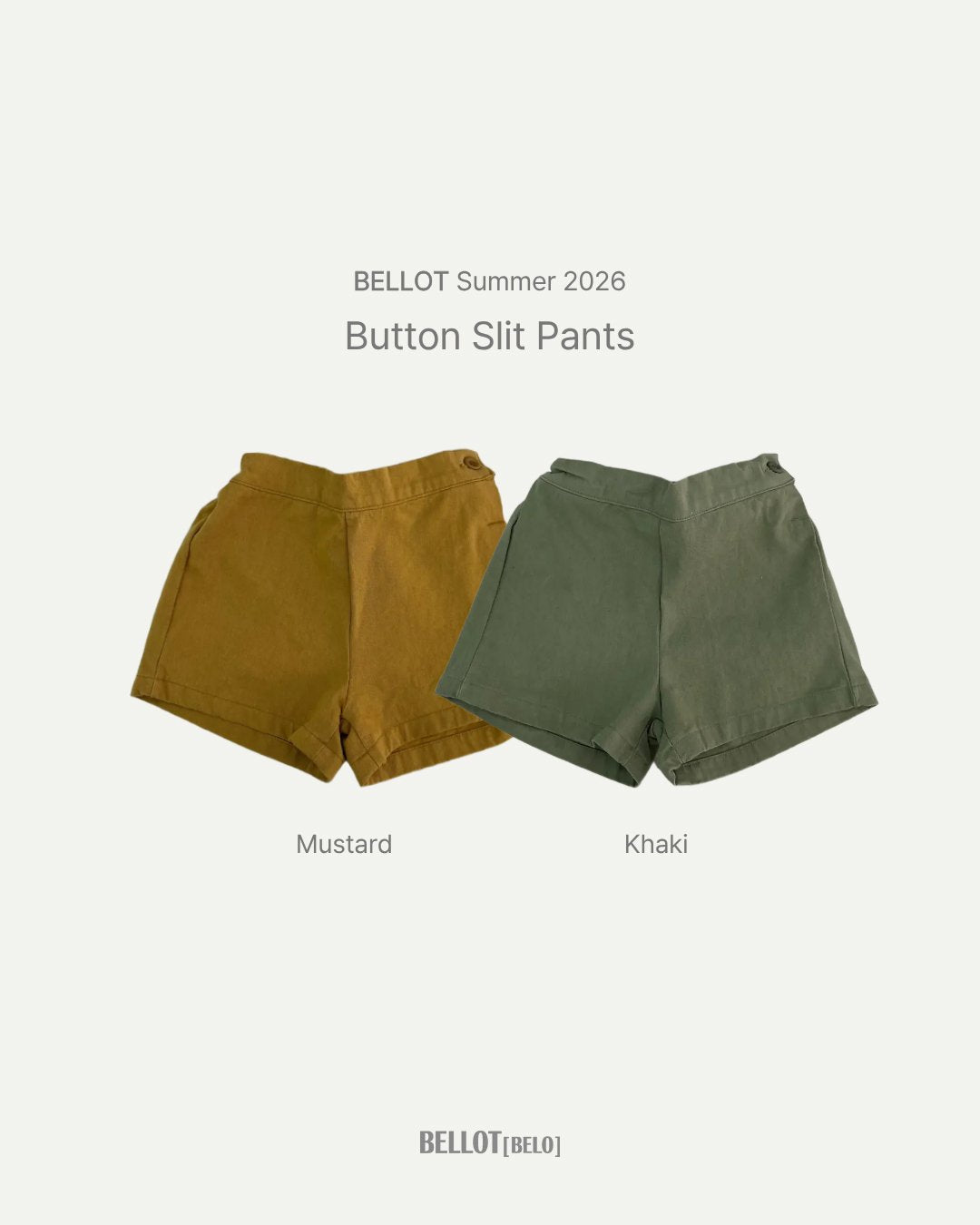 Button Slit Pants-BELLOT-12